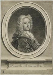 Marcus Ricci Bellunensis, graviert von Antonio Giovanna Faldoni (1690-ca. 1770), 1724